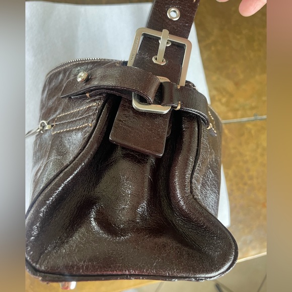 Francesco Biasia Beautiful Brown Leather Handbag - Picture 2 of 8